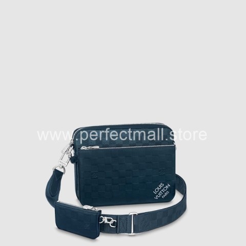 [Premium] LOUIS VUITTON 루이비통 트리오 메신저 블루 사파이어 N40438